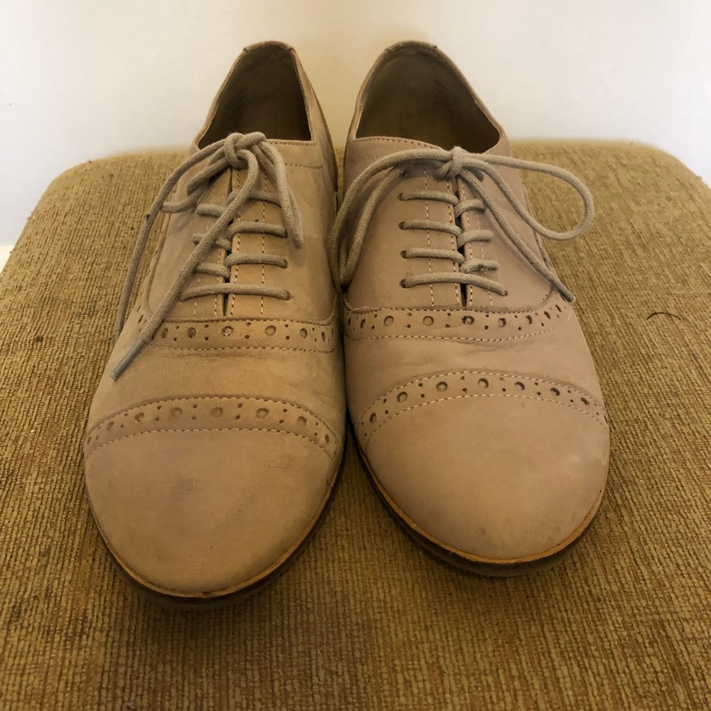 Aldo Gray/Dusty Rose Suede Shoes Size 8.5